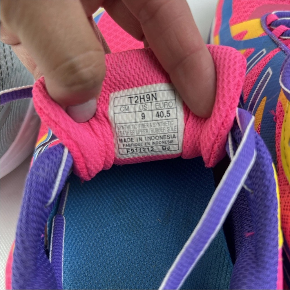 Asics Women's Gel Extreme 33 T2H9N Multicolor Running Shoes Sneakers Size 9 - Picture 11 of 11